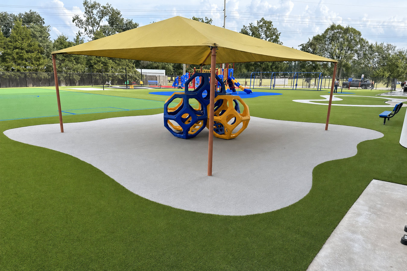 Turf for playgrounds in Edinburg, TX